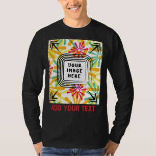 Add Custom Photo and Text Customizable T-Shirt