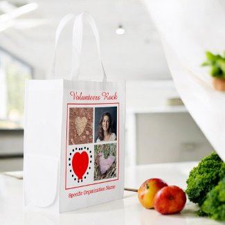 Add Custom Volunteer Assistants Photo Heart Art