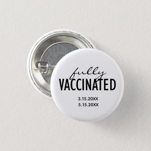 Add Dates Fully Vaccinated Button