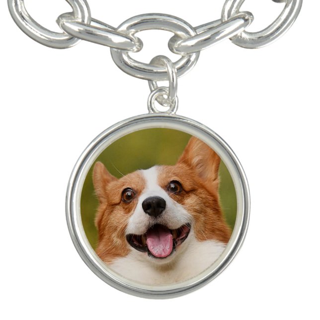 Add Dog Photo Personalized Customized Bracelet (Design)