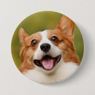 Add Dog Photo Personalized Customized Button