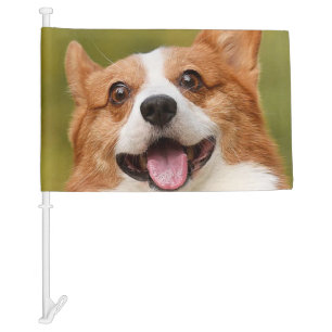 Add Dog Photo Personalized Customized Car Flag