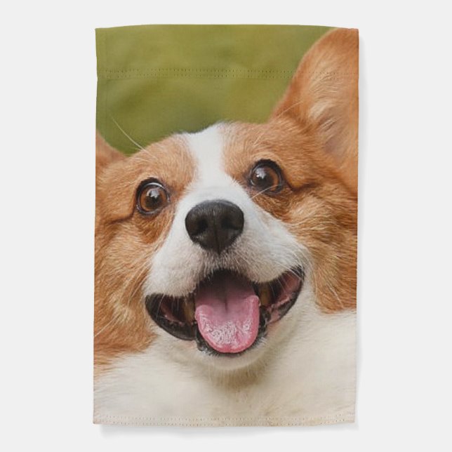 Add Dog Photo Personalized Customized Garden Flag (Front)