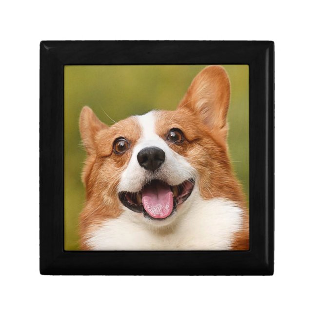 Add Dog Photo Personalized Customized Gift Box (Front)