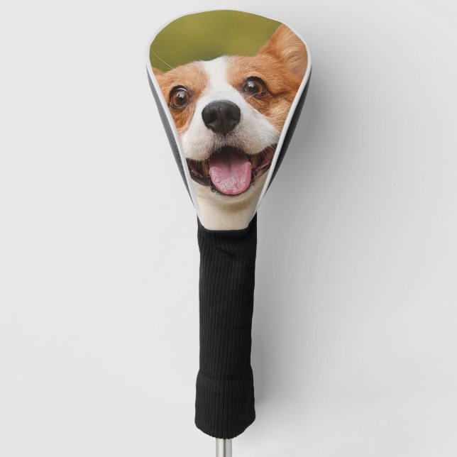 Add Dog Photo Personalized Customized Golf Head Cover (Front)