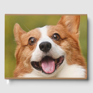 Add Dog Photo Personalized Customized Guest Book
