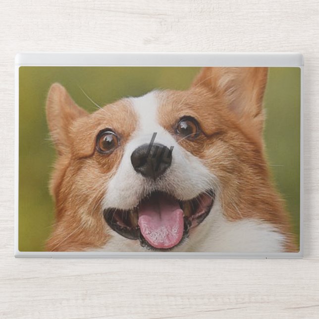 Add Dog Photo Personalized Customized HP Laptop Skin (Front)
