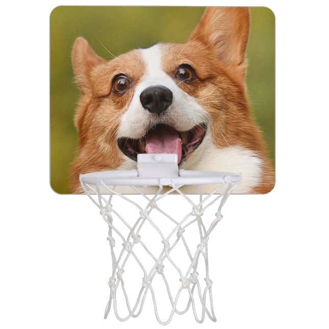 Add Dog Photo Personalized Customized Mini Basketball Hoop (Front)