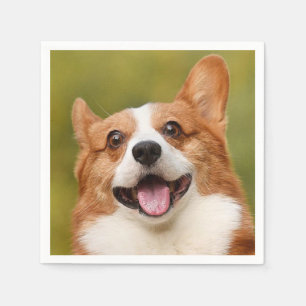 Add Dog Photo Personalized Customized Napkins