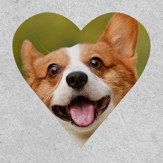 Add Dog Photo Personalized Customized Patch (Front)