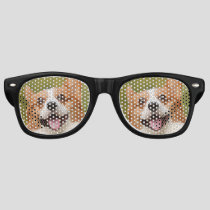 Add Dog Photo Personalized Customized Retro Sunglasses