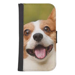 Add Dog Photo Personalized Customized Galaxy S4 Wallet Case