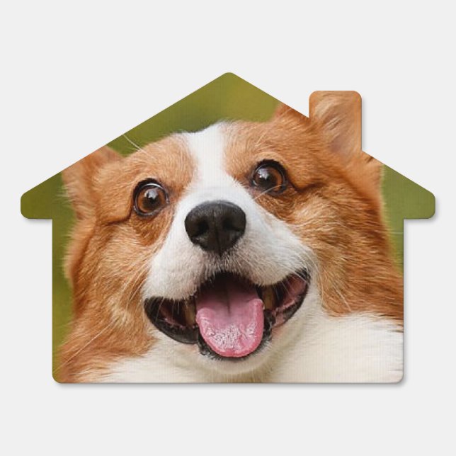Add Dog Photo Personalized Customized Sign (Front)
