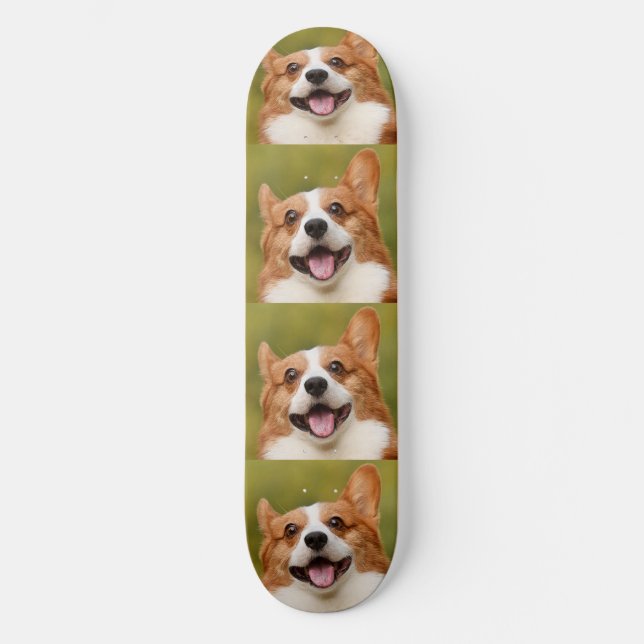 Add Dog Photo Personalized Customized Skateboard (Front)