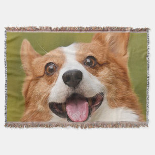 Add Dog Photo Personalized Customized Throw Blanket