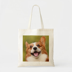 Add Dog Photo Personalized Customized Tote Bag