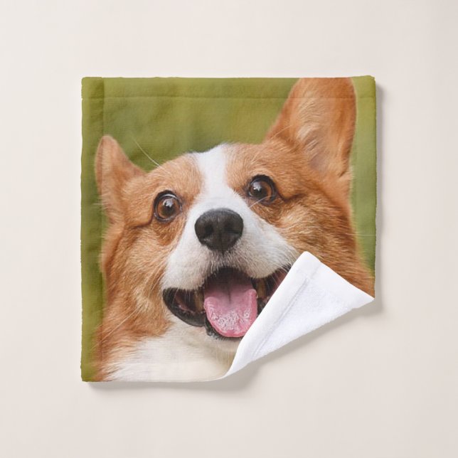 Add Dog Photo Personalized Customized Wash Cloth (Wash Cloth)