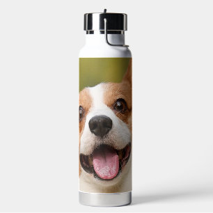 Add Dog Photo Personalized Customized Water Bottle