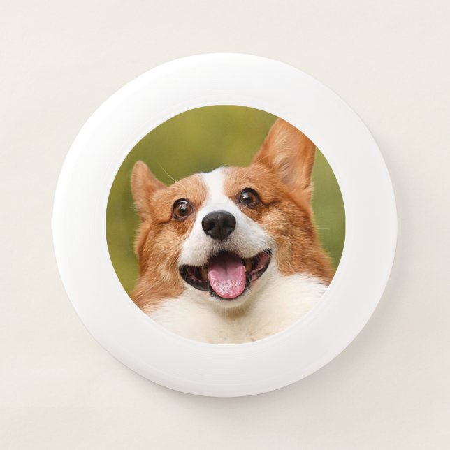 Add Dog Photo Personalized Customized Wham-O Frisbee (Front)