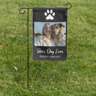 Add Dog Photo Personalized Memorials Keepsake Dog Garden Flag