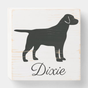 Add Dog's Name Dog Wooden Box Sign