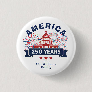 Add Family Name America 250 White House Fireworks Button