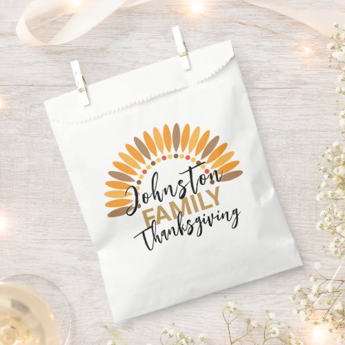 Add Family Name _ Thanksgiving Treat Bags