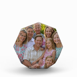 Add Family Reunion Photo Customize Acrylic Award
