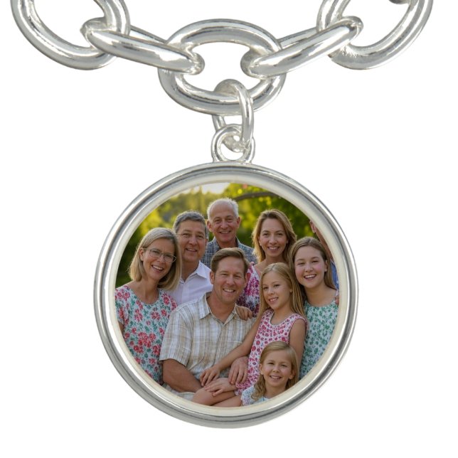 Add Family Reunion Photo Customize Bracelet (Design)