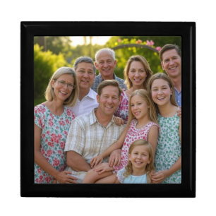 Add Family Reunion Photo Customize Gift Box