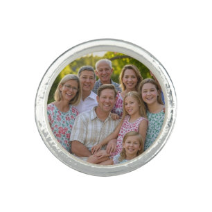 Add Family Reunion Photo Customize Ring