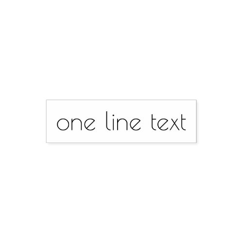 Add favorite Text _ One Line Handwritten Font Self Self_inking Stamp