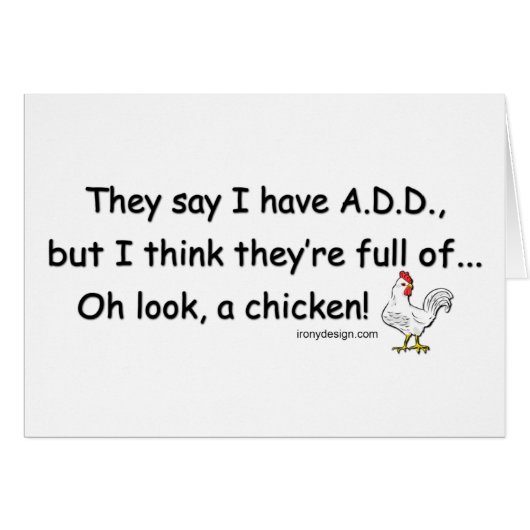 ADD Full of Chickens Cards (Front Horizontal)