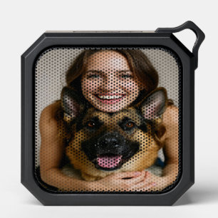 Add German Shepherd Photo Personalize Bluetooth Speaker