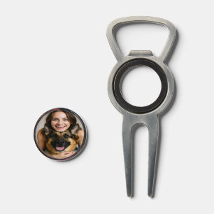 Add German Shepherd Photo Personalize Divot Tool