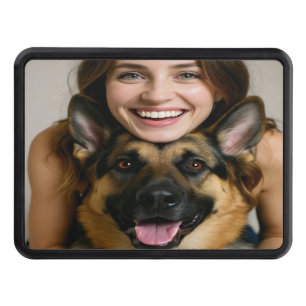 Add German Shepherd Photo Personalize Hitch Cover