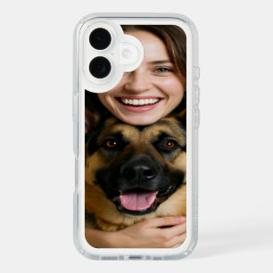 Add German Shepherd Photo Personalize iPhone 16 Case