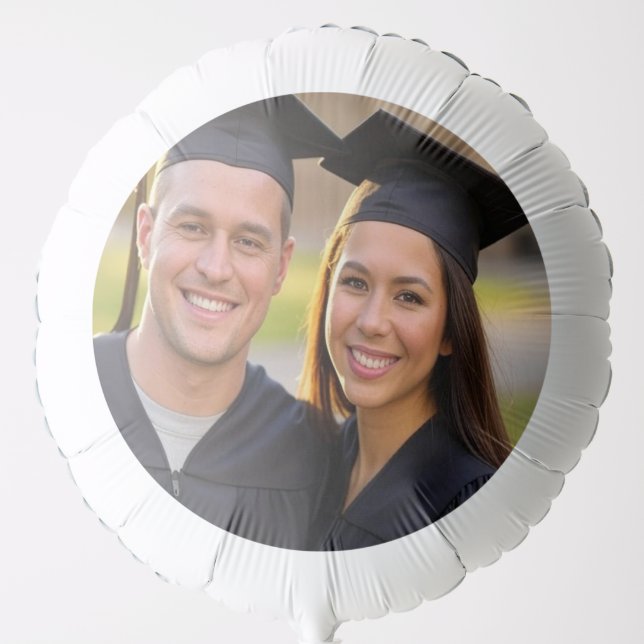 Add Graduation Photo Customize Balloon (Front)