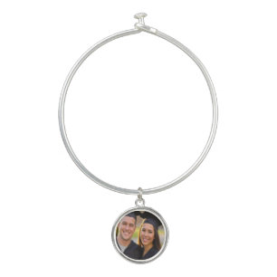 Add Graduation Photo Customize Bangle Bracelet