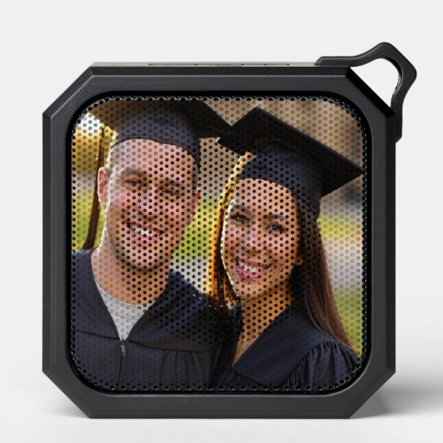 Add Graduation Photo Customize Bluetooth Speaker (Front)