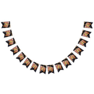 Add Graduation Photo Customize Bunting Flags