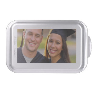 Add Graduation Photo Customize Cake Pan