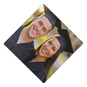 Add Graduation Photo Customize Cap Topper
