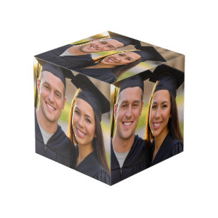 Add Graduation Photo Customize Cube