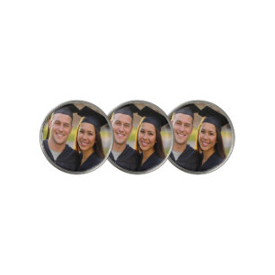 Add Graduation Photo Customize Golf Ball Marker