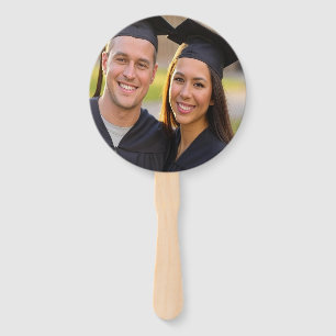 Add Graduation Photo Customize Hand Fan
