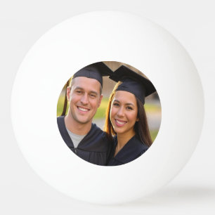 Add Graduation Photo Customize Ping Pong Ball