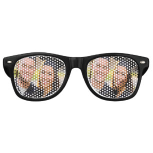 Add Graduation Photo Customize Retro Sunglasses