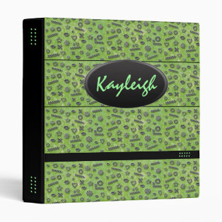 Add Her Name Green Designer Binder