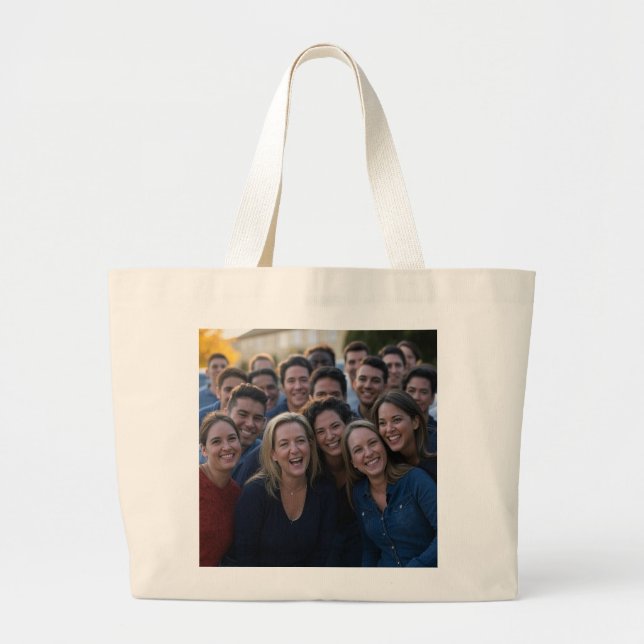 Add High School Reunion Personalize Large Tote Bag (Front)